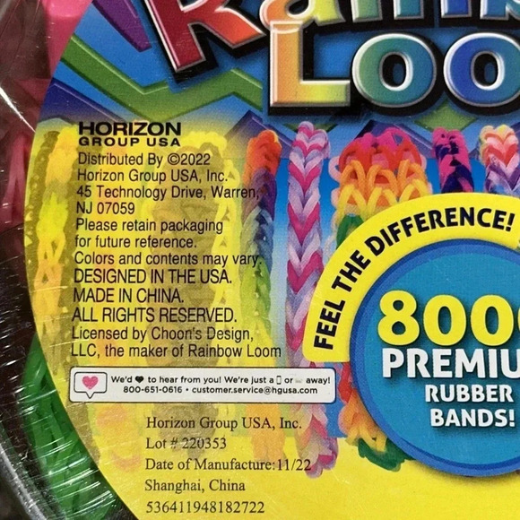 NEW The Original Rainbow Loom Kit Mega Bucket Ages 7+ ‼️TOY OF THE YEAR 2014‼️ - Picture 4 of 4